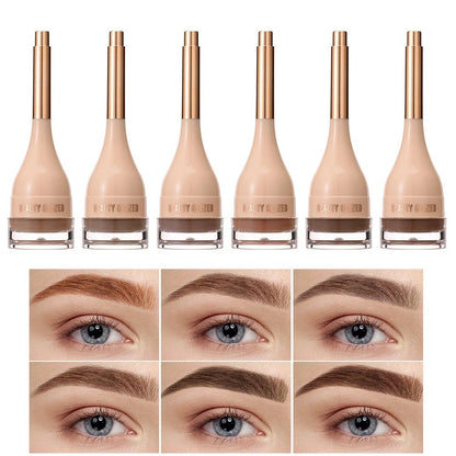 3Pcs Set Eye Makeup Set 6 Colors Eyebrow Pomade